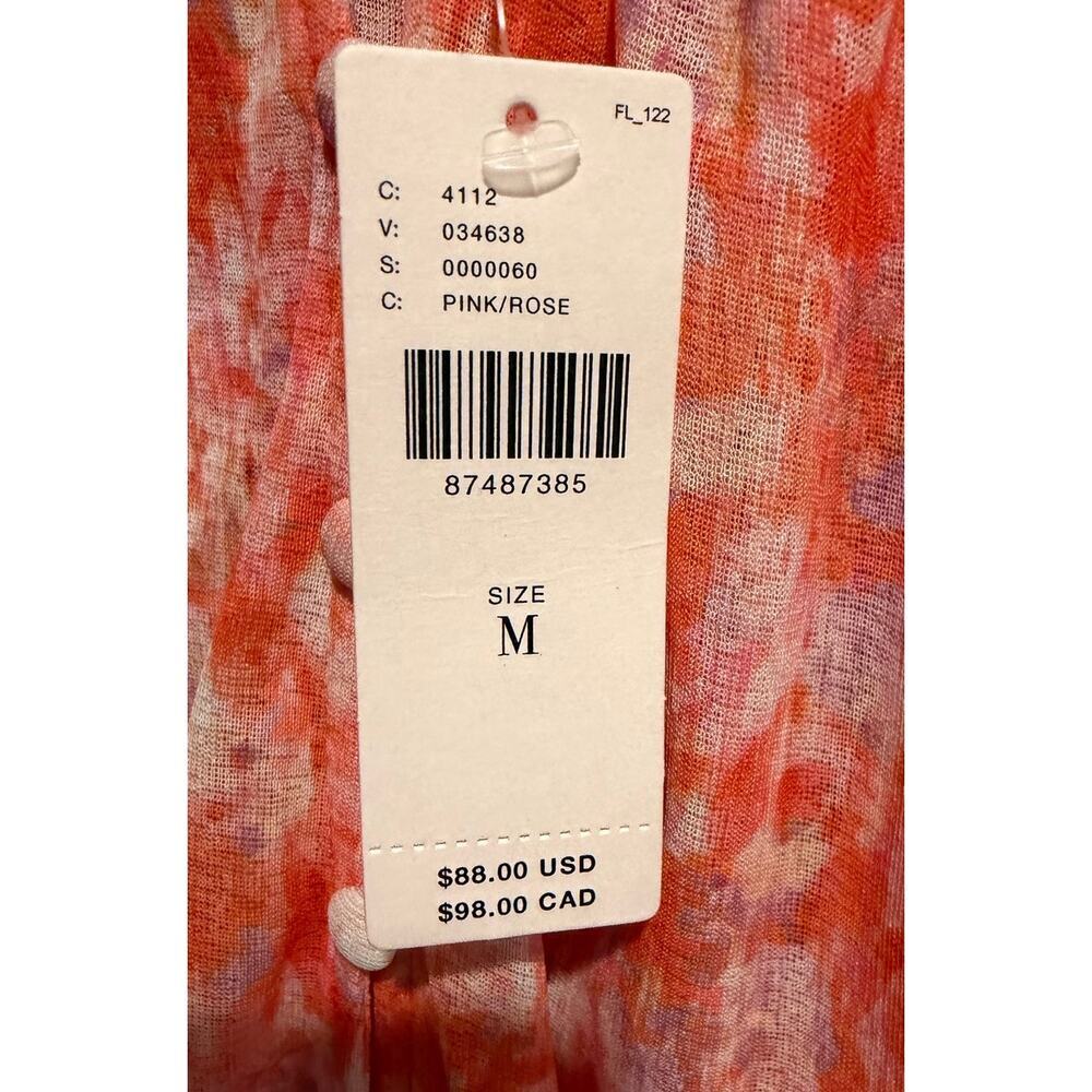 NWT Anthropologie Cropped Ruched Button Blouse - Medium - Picture 5 of 9
